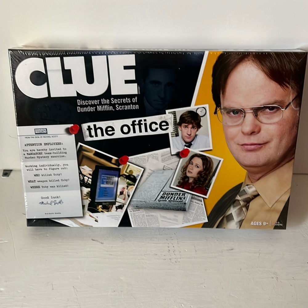 Sealed Clue The Office Board Game NIB